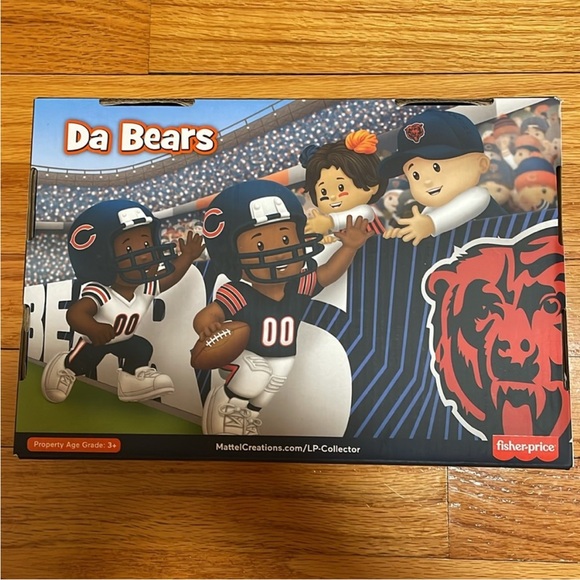 Little People Collectors NFL Chicago Bears Four Figures Football (Brand New) - Picture 4 of 7